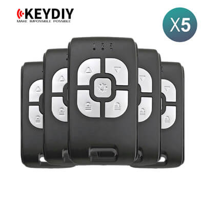 Clé Intelligente KeyDiy KD CS01 Tout-en-Un pour Garage avec 4Boutons 225-915MHz CS01 5 pièces Lot