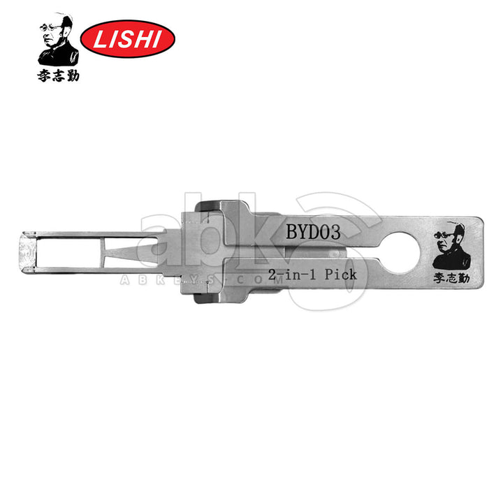 Original Lishi BYD3-Mini 2-in-1 Pick & Decoder for BYD 2022+ Concealed Door Handle Lishi Tool
