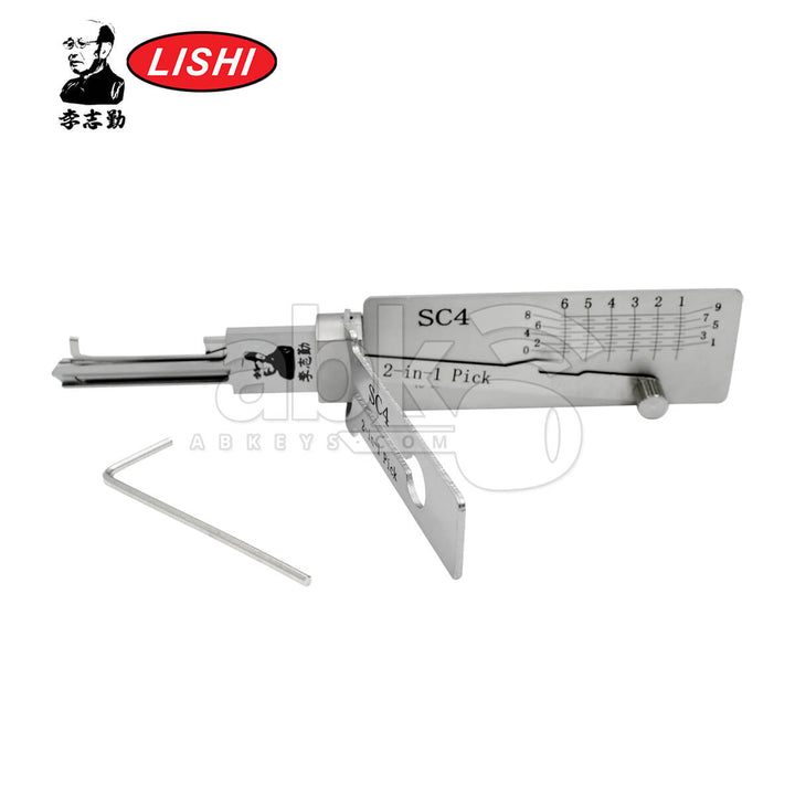Original Lishi SC4-AG 2-in-1 Pick & Decoder for Schlage Residential Lishi Tool Anti Glare