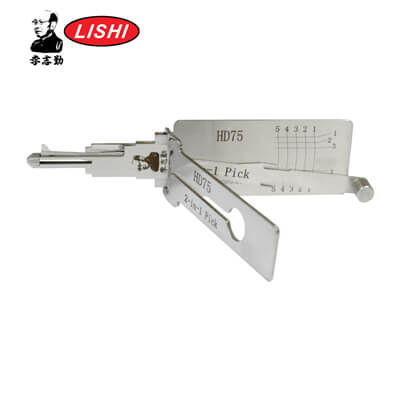 Original Lishi HD75 HON31R 2-in-1 Pick & Decoder for Honda Motorcycle Lishi Tool