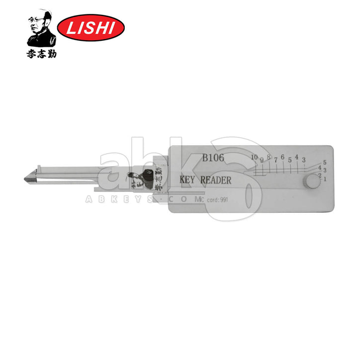 Original Lishi B106 B107 Decoder & Reader for GM Tool - ABK-1348 ABKEYS.COM