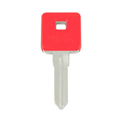 Llave Sin Chip Para Motocicleta Harley Davidson, HYD15 Rojo
