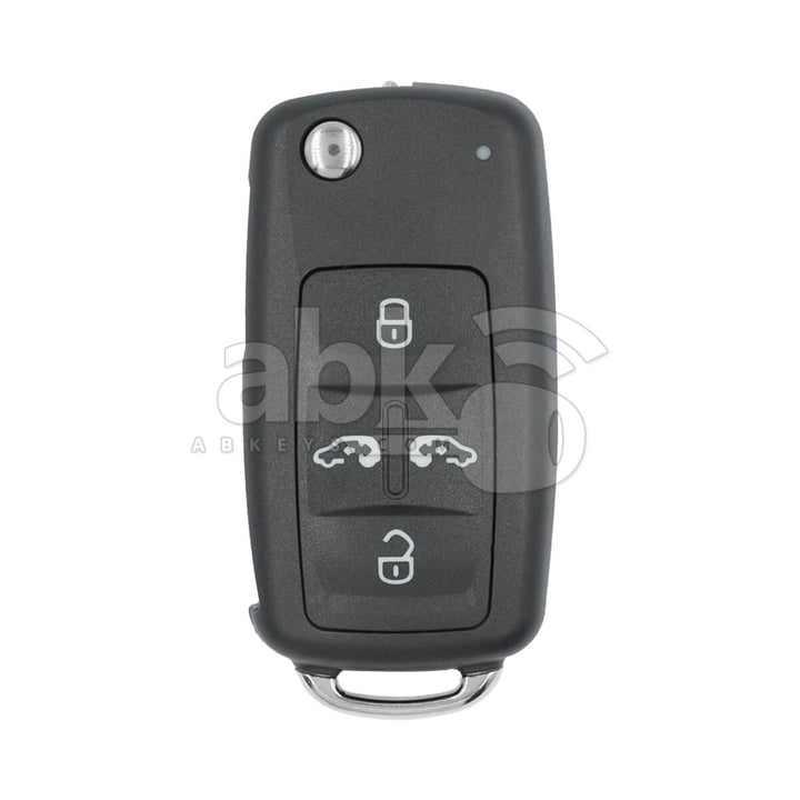 Volkswagen Transporter 2012+ Flip Remote Cover 5Buttons HU66 - ABK-1501 - ABKEYS.COM