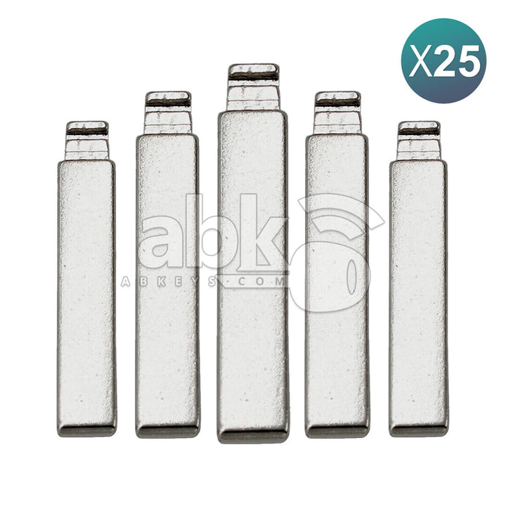 KeyDiy Xhorse Remote Key Blade For Peugeot Citroen HU83 (Long Key) 25Pcs Bundle - ABK-1510-OFF25 -