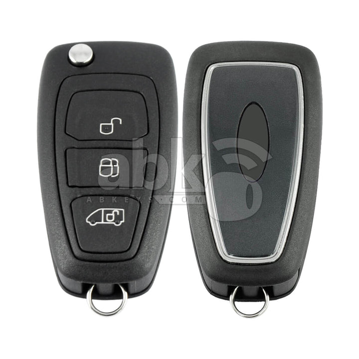 Ford Transit 2016-2019 Flip Remote 3Buttons 2149959 433MHz A2C94379403 HU101 - ABK-1708 - ABKEYS.COM