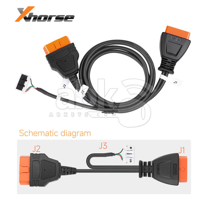 Xhorse XD8ABAGL Toyota BA All Keys Lost Adapter for VVDI Key Tool Plus Key Tool Max Pro and FT-Mini