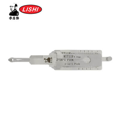 Оригинал Lishi MIT11R+ Отмычка и Декодер 3-в-1 для Mitsubishi Только Зажигание Инструмент Lishi
