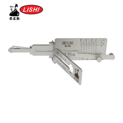 Original Lishi HU136-AG 2-in-1 Pick & Decoder for Renault Lishi Tool Anti Glare