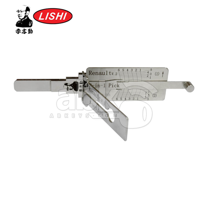 Original Lishi Renault V2 2-in-1 Pick & Decoder for Renault Lishi Tool - ABK-2056 - ABKEYS.COM