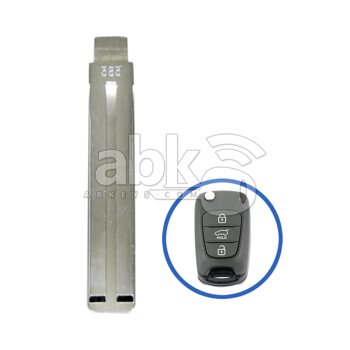 Genuine Hyundai Elantra Sonata Tucson Kia Optima Sportage 2006+ Flip Remote Key Blade 81996-2L000