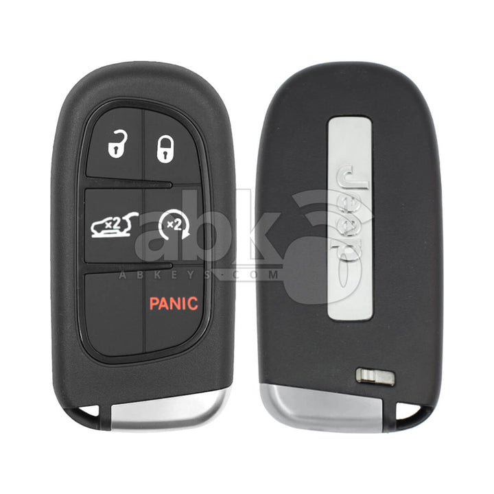 Jeep Cherokee 2014+ Smart Key 5Buttons 68141580AF 68141580AD 433MHz GQ4-54T - ABK-2195-LG -