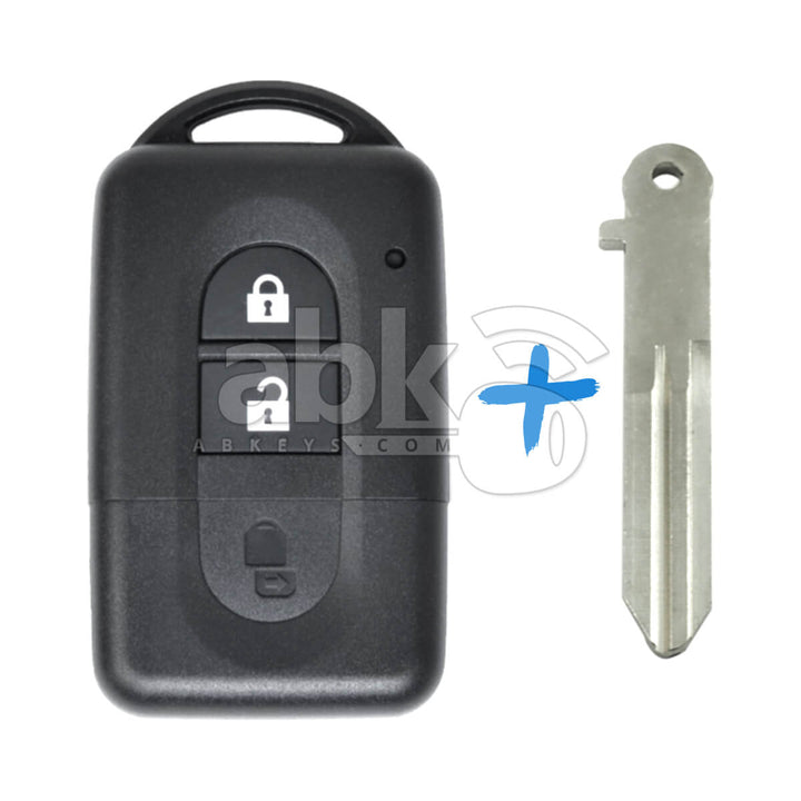 Nissan Qashqai Pathfinder X-Trail 2010+ Smart Key 2Buttons 285E3-4X00A 285E3-EB30A 433MHz - ABK-2211