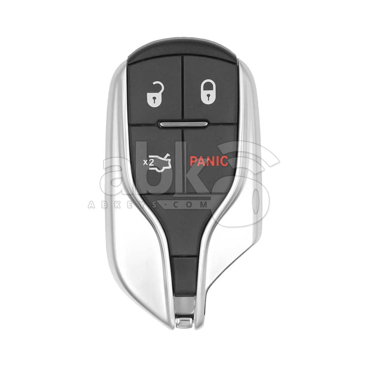 Genuine Maserati Quattroporte Ghibli 2012+ Smart Key 4Buttons 5923335AG 433MHz M3N-7393490 -