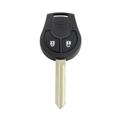 Nissan 2006+ Coque de Télécommande Tête de Clé, 2Boutons, NSN14