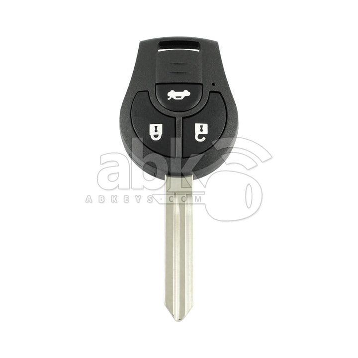 Nissan 2006+ Key Head Remote Cover 3Buttons NSN14 - ABK-2280 - ABKEYS.COM