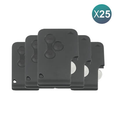 Llave Inteligente Renault Megane 2002-2010 3Botones 7701209132 433MHz 25 Uds Lote