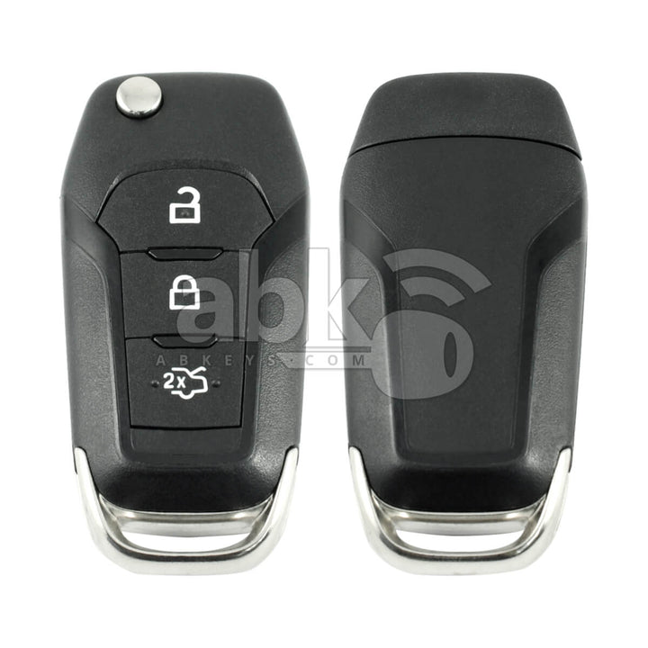 Ford Mondeo Fiesta S-Max 2015+ Flip Remote 3Buttons 1892737 433MHz AO8TBB HU101 - ABK-2309 -
