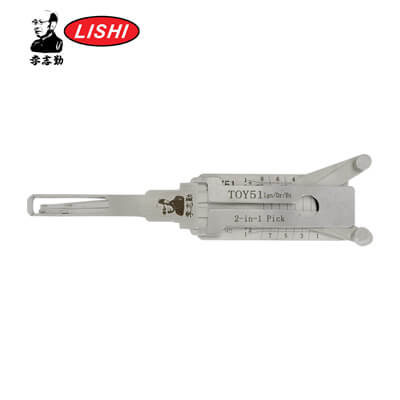 Оригинал Lishi VA8 / TOY51+IGN Отмычка и Декодер 3-в-1 для Toyota Инструмент Lishi