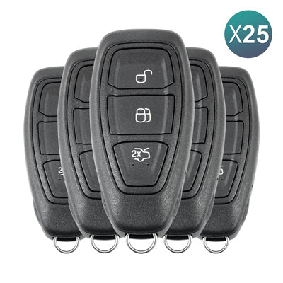 Ford Focus 2015-2019 Llave Inteligente, 3Botones 2027592 433MHz, KR5876268 25 Uds Lote