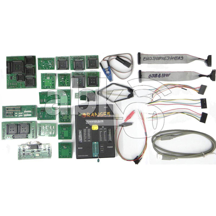 Orange5 Programmateur - Ensemble Immo Avec Antidémarrage HPX Logiciel & Adaptateurs Complets / Câbles