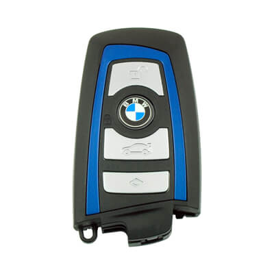 BMW F Series 2009+ Funda de Llave Inteligente, 4Botones Azul