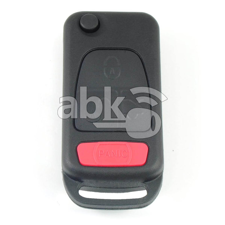 Mercedes Benz Classe S 1997+ Télécommande Pliable, 4Boutons, 315MHz, HU39