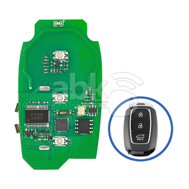 Lonsdor Hyundai / Kia Smart Key PCB PS6000B 4Buttons 8A Transponder - ABK-2888-HYN-PS6000B -