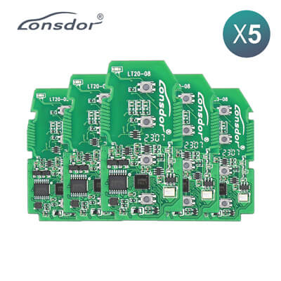 Lonsdor LT20-08 Корпус Смарт-Ключа PCB 8A+4D Для Toyota & Lexus Регулируемая Частота 4Кнопки 5 шт Комплект