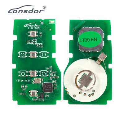 Lonsdor LT30-02 PCB Смарт-Ключ 4A Для Toyota Регулируемая Частота 4Кнопки