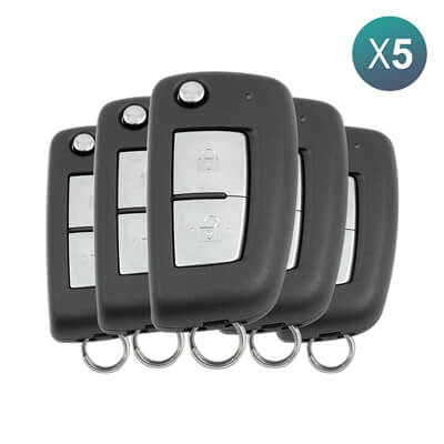 Nissan Juke 2014-2019 Télécommande Pliable, 2Boutons H0561-BA60C 433MHz, CWTWB1G767, NSN14 5 pièces Lot