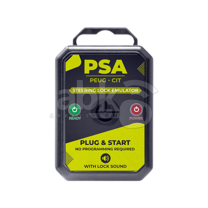 PSA Peugeot Citroen Opel 2011 + Steering Lock Emulator Simulator With Lock Sound Plug & Play