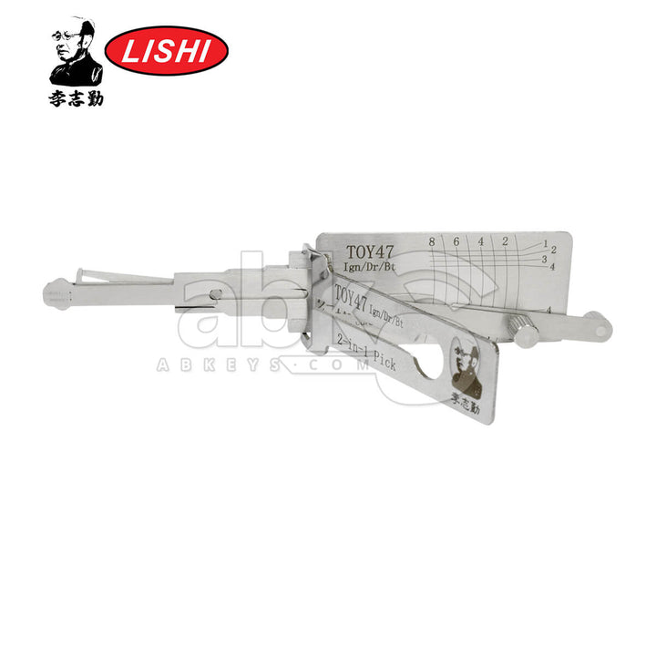 Original Lishi TOY47 3-in-1 Pick & Decoder for Toyota Lishi Tool Anti Glare - ABK-3598 - ABKEYS.COM