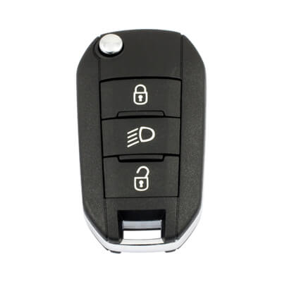 Peugeot 3008 508 5008 2017-2023 Flip Remote, 3Buttons 1617020880 433MHz, HUF8435, HU83