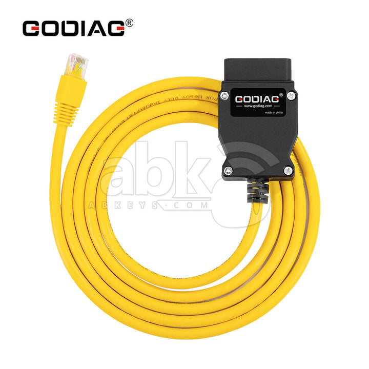 GODIAG GT109 DOIP ENET Programming Cable for BMW Benz VAG Volvo with Voltage Display for Diagnosis