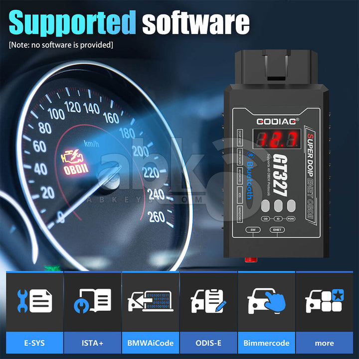 GODIAG GT327 SUPER DOIP ENET ELM327 v1.5 Bluetooth OBD II Scanner for iOS / Android / Windows