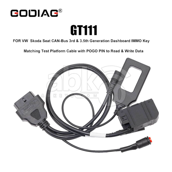 GODIAG GT111 Test Platform for VW Audi CAN-Bus 3rd & 3.5th Generation Dashboard IMMO Key Matching