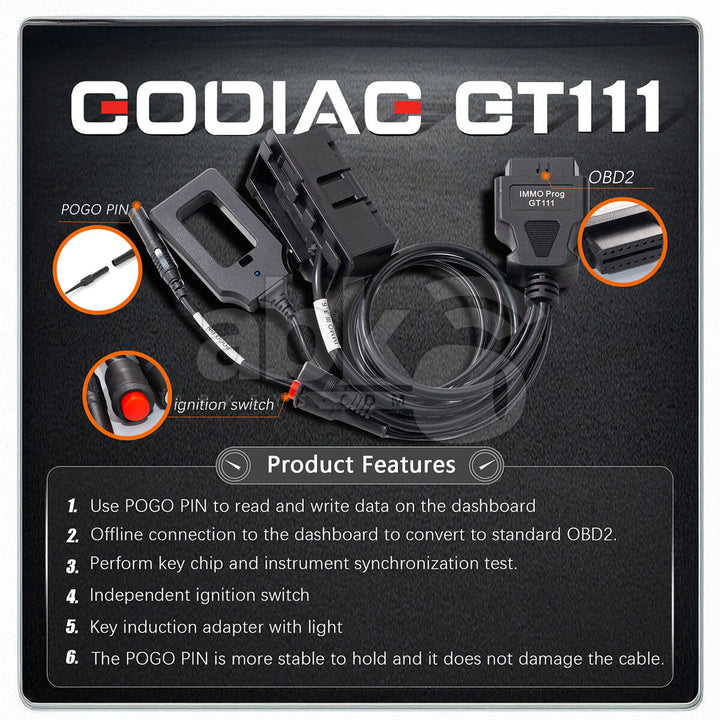 GODIAG GT111 Test Platform for VW Audi CAN-Bus 3rd & 3.5th Generation Dashboard IMMO Key Matching