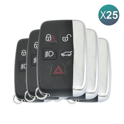 Чехол Смарт-Ключа Range Rover Sport, Vogue, Evoque, Velar, Land Rover 2009+, 5Кнопки, 25 шт Лот