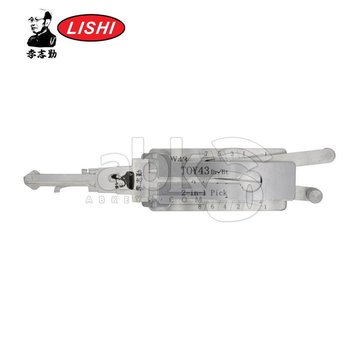 Original Lishi TOY43 8Cut 2-in-1 Pick & Decoder for Toyota Tool - ABK-4017 ABKEYS.COM