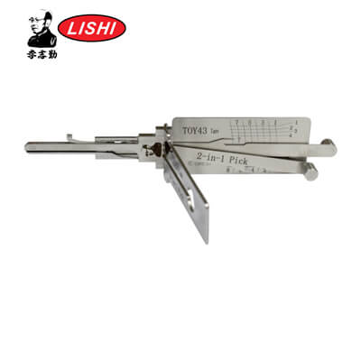Оригинал Lishi TOY43 8Cut 3-в-1 Отмычка и Декодер для Инструмента Lishi Toyota