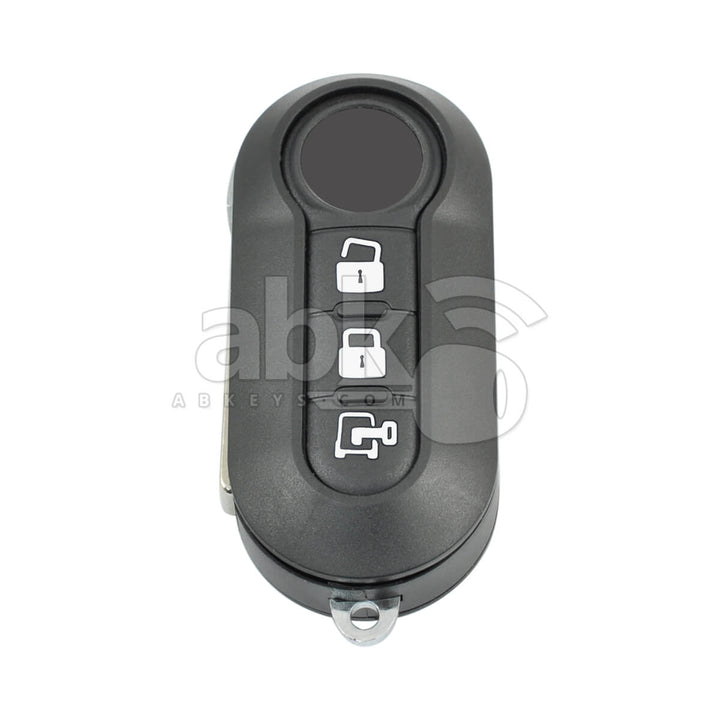 Dodge Ram Promaster 2015-2021 Flip Remote 3Buttons 68334510AA 433MHz SIP22 - ABK-401 - ABKEYS.COM