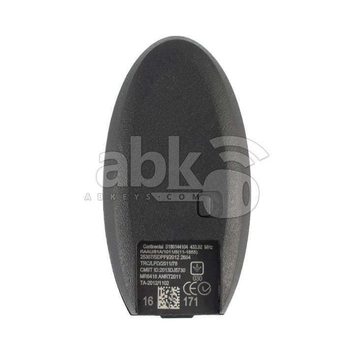 Genuine Nissan Qashqai X-Trail 2014+ Smart Key 3Buttons 285E3-4CB5C 433MHz S180144104 - ABK-4053 -