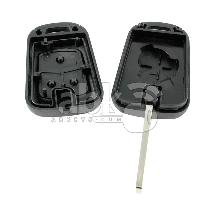 Opel 2004-2010 Key Head Remote Cover 3Buttons HU100 - ABK-4103 - ABKEYS.COM