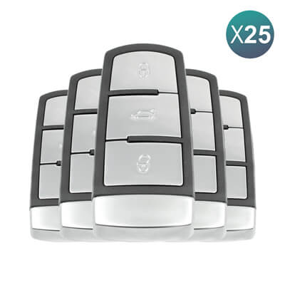 Volkswagen Passat 2006-2012 Clé Intelligente, 3Boutons 3C0 959 752 BA 3C0959752BA 433MHz 25 pièces Lot
