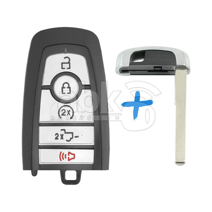 Genuine Ford F150 F250 F350 F450 2017+ Smart Key 5Buttons HC3T-15K601-BA 902MHz M3N-A2C93142600 -