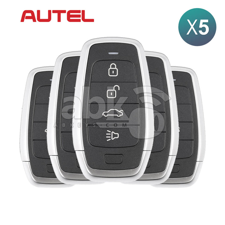 Autel Independent Universal Smart Key 4Buttons IKEYAT004CL 5Pcs Bundle - ABK - 4478 - IKEYAT004CL