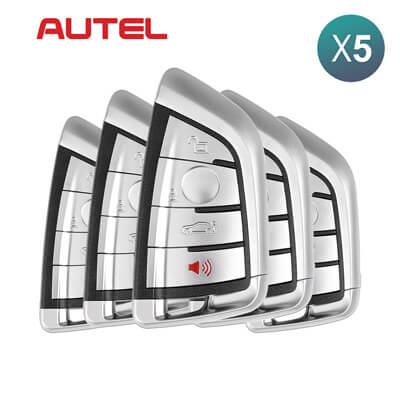 Autel Clé Intelligente Universelle 4Boutons Style BMW IKEYBW004AL 5 pièces Lot