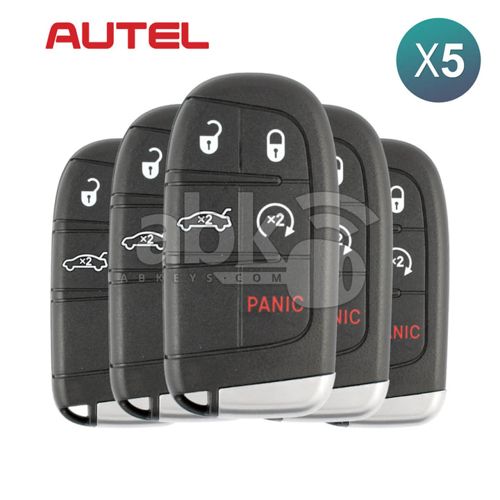 Autel Universal Smart Key 5Buttons Chrysler Style IKEYCL005AL 5Pcs Bundle - ABK - 4478