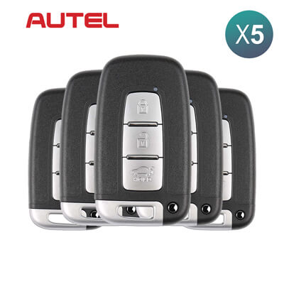 Autel Clé Intelligente Universelle 3Boutons Style Hyundai IKEYHY003AL 5 pièces Lot