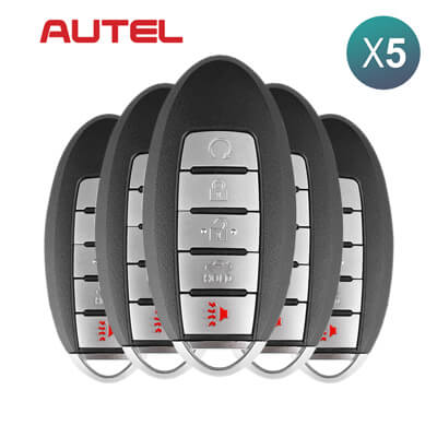 Autel Universal Smart Key 5Buttons Nissan Style IKEYNS005AL 5Pcs Bundle - ABK - 4478 - IKEYNS005AL